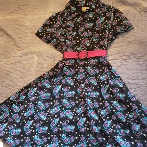 Lindy Bop Lilith Cheshire Cat Tea Dress